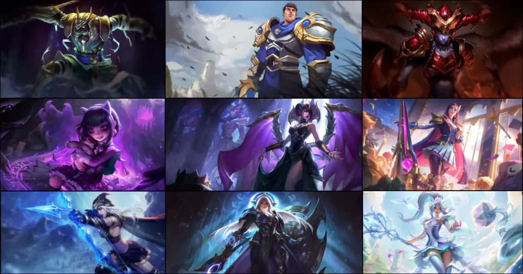 شخصيات ليج اوف ليجند