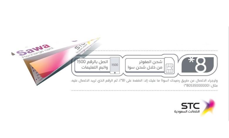 شحن المفوتر ببطاقة سوا